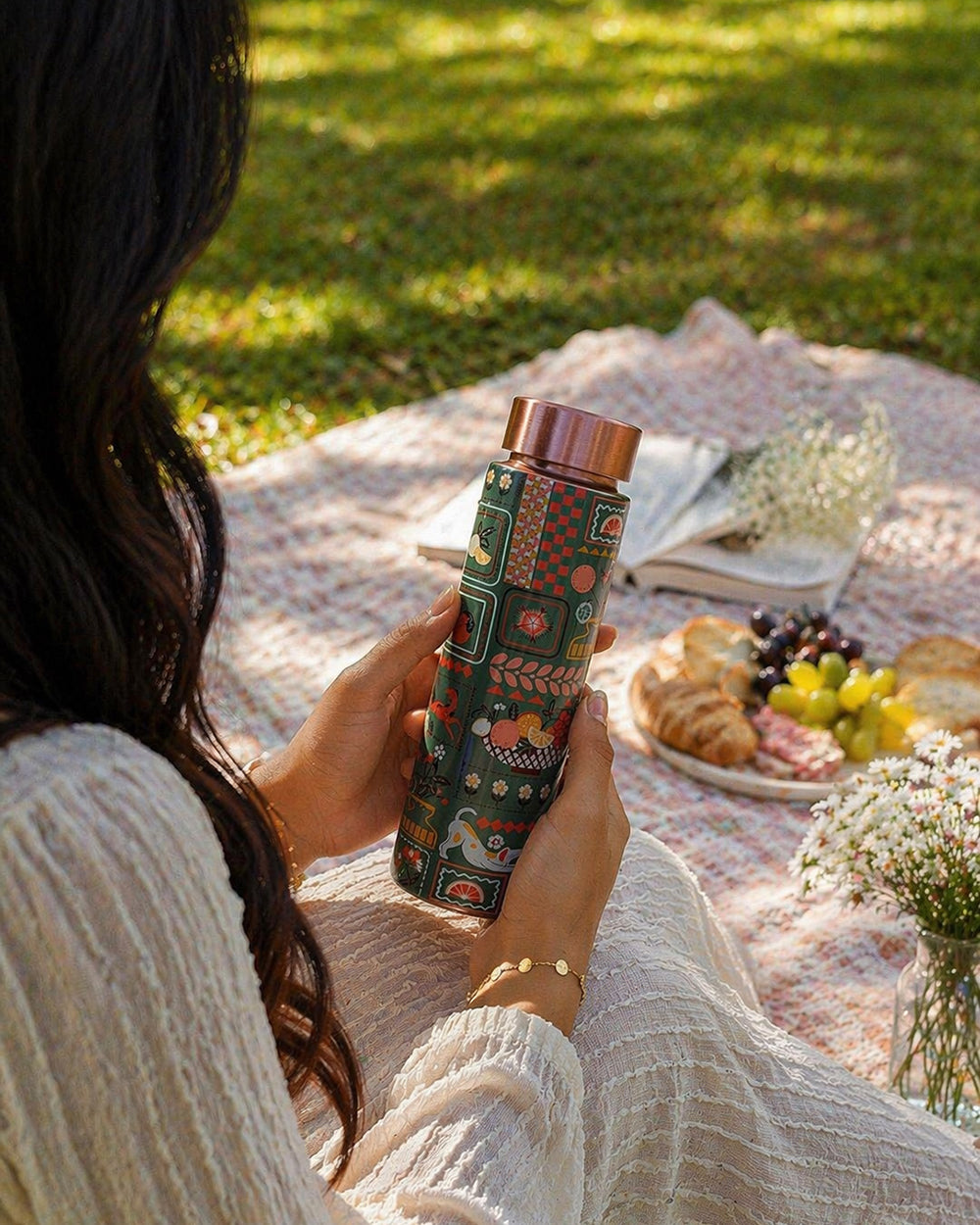 Limonata Copper Bottle, 900ml  | Citrus Zest