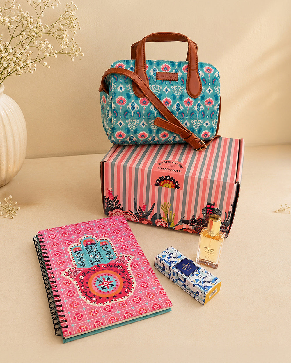 Happy Essentials Gift Box for her set of 3 - Threads of Joy