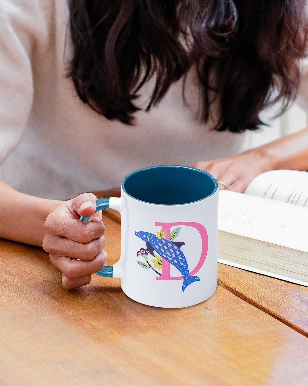 Dolphin Mug – D | Gloss Finish