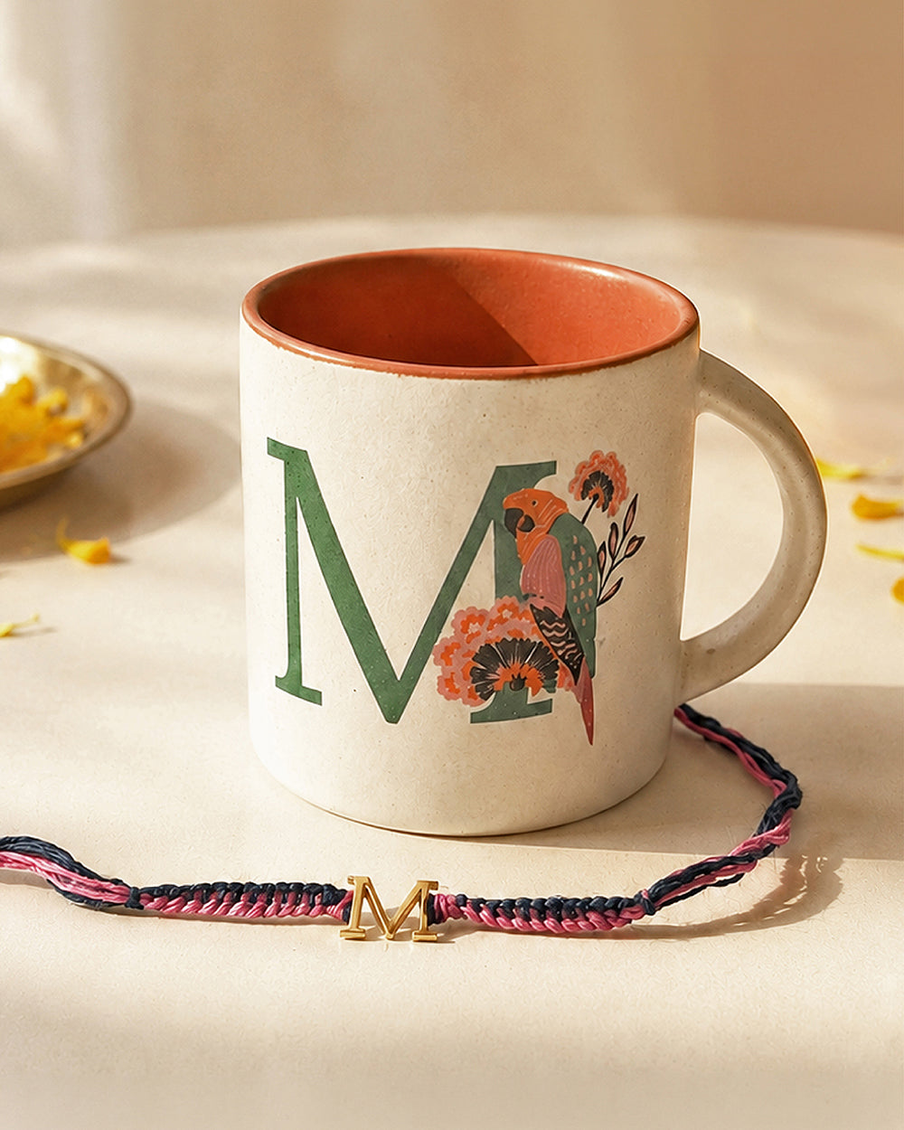 The Initial ‘M’ Happy Duo - Threads of Joy