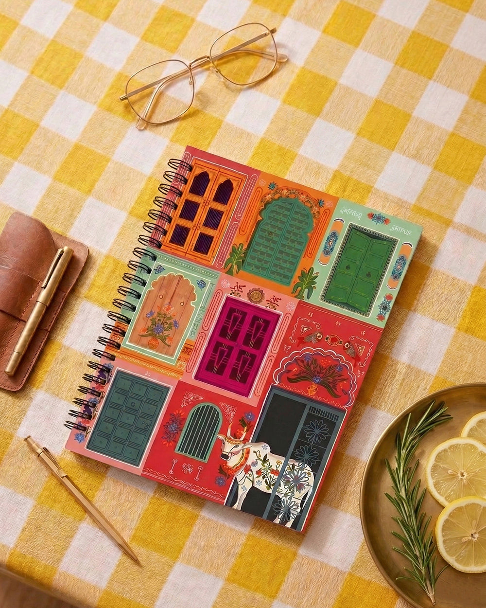 Haveli Doors Notebook