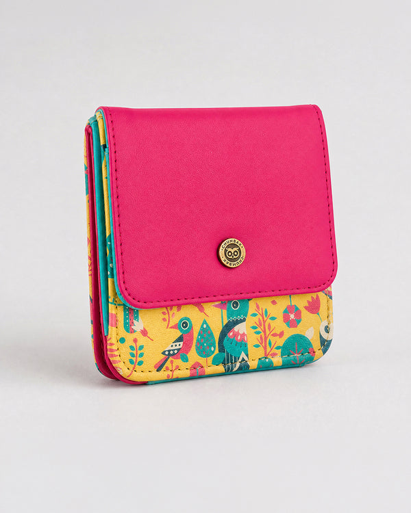 Tropical Birdie Wallet ' Yellow