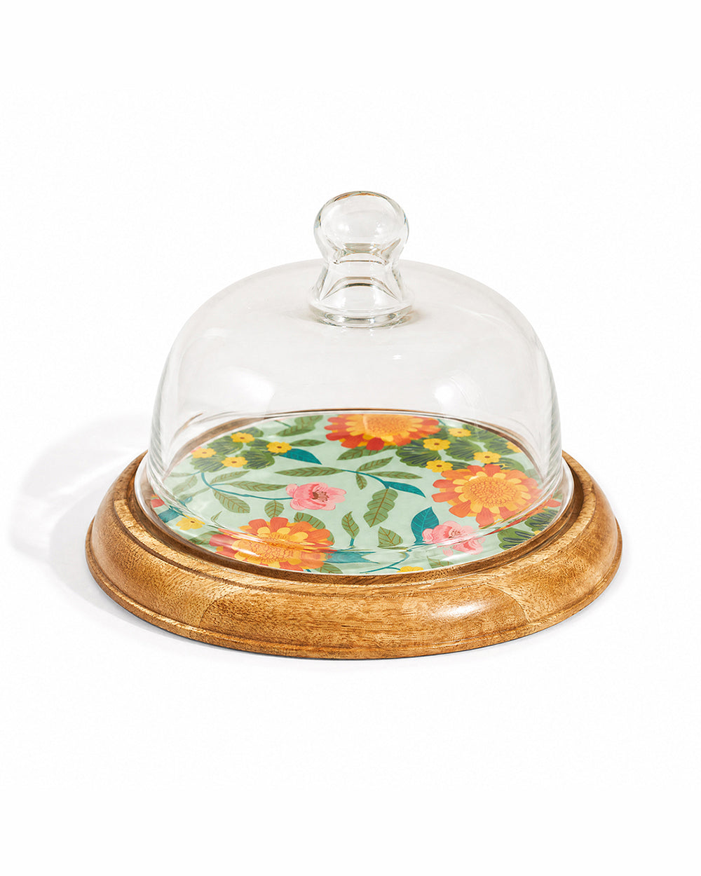 Marigold Cake Cloche | Wood