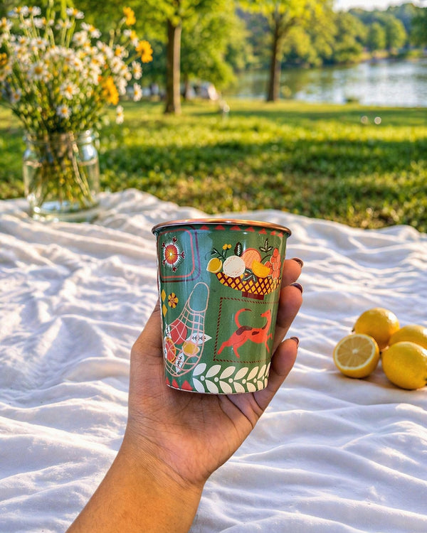 Limonata Copper Tumbler, 250 ml | Citrus Zest