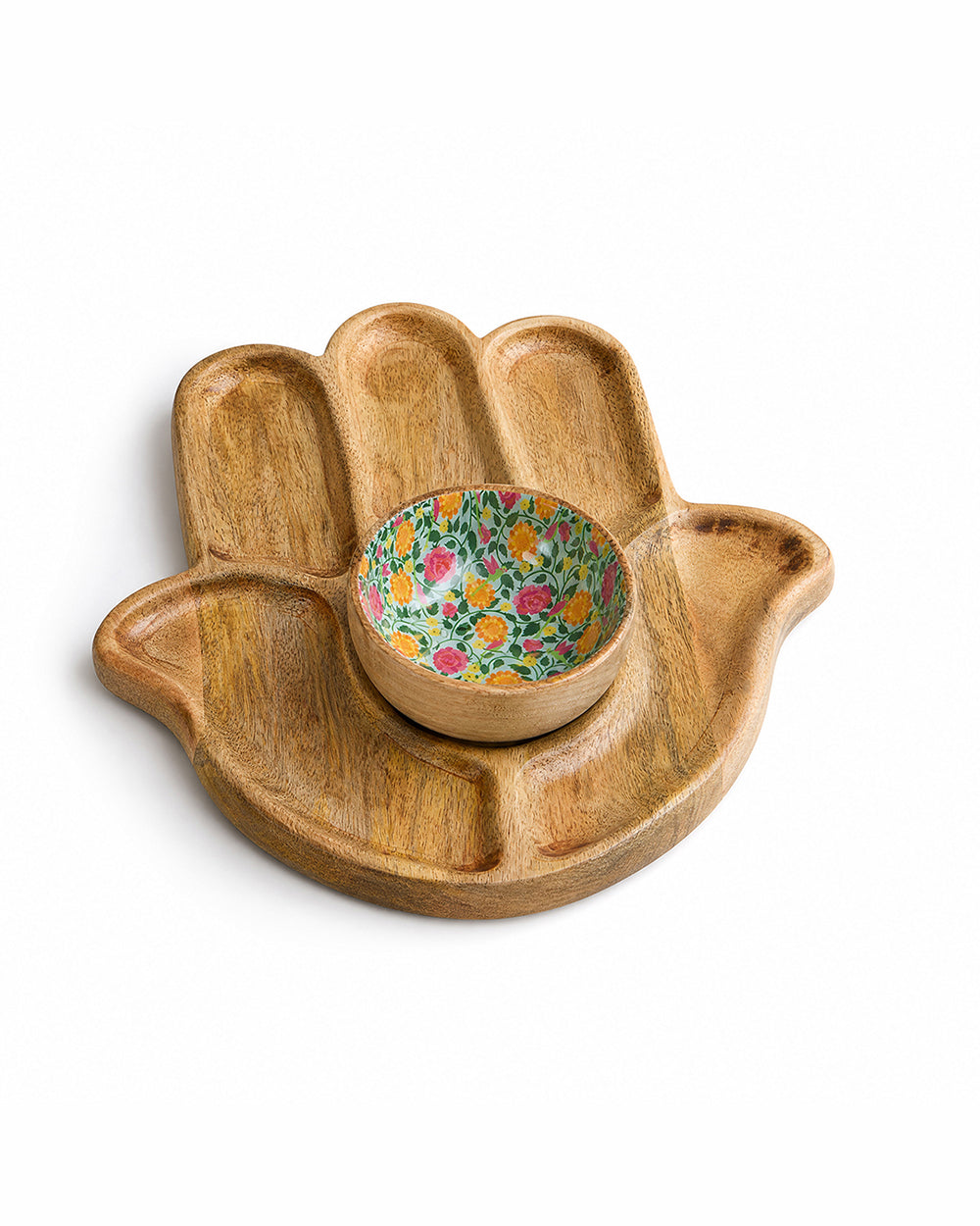 Rani Bagh Hamsa Chip & Dip Platter Gift Set