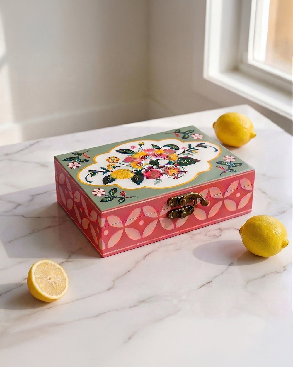 Florentine Trinket Box | Citrus Zest