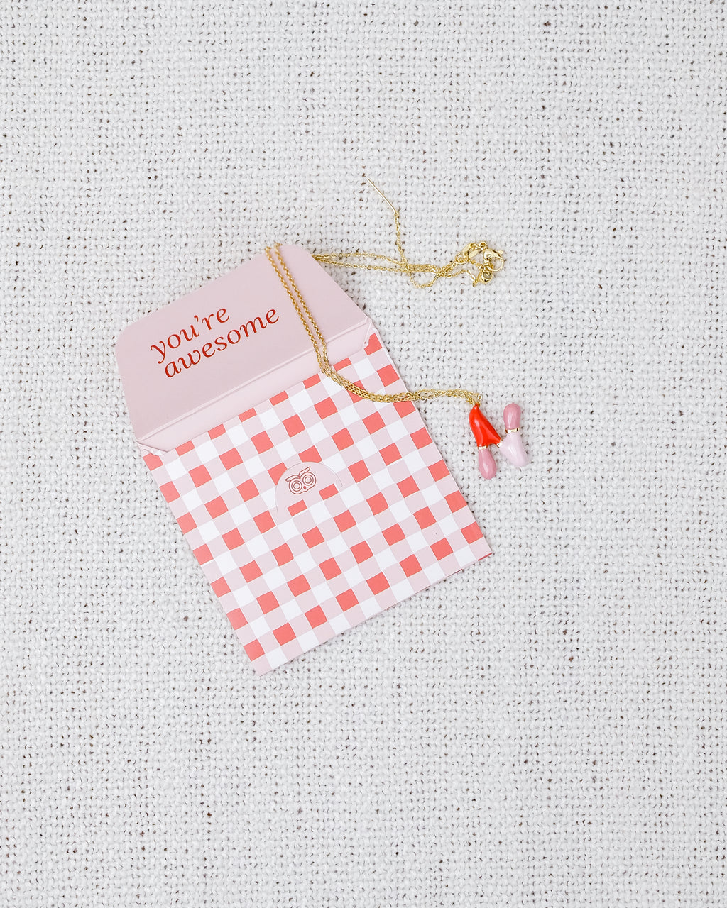 Alphabet Charm + Chain - N