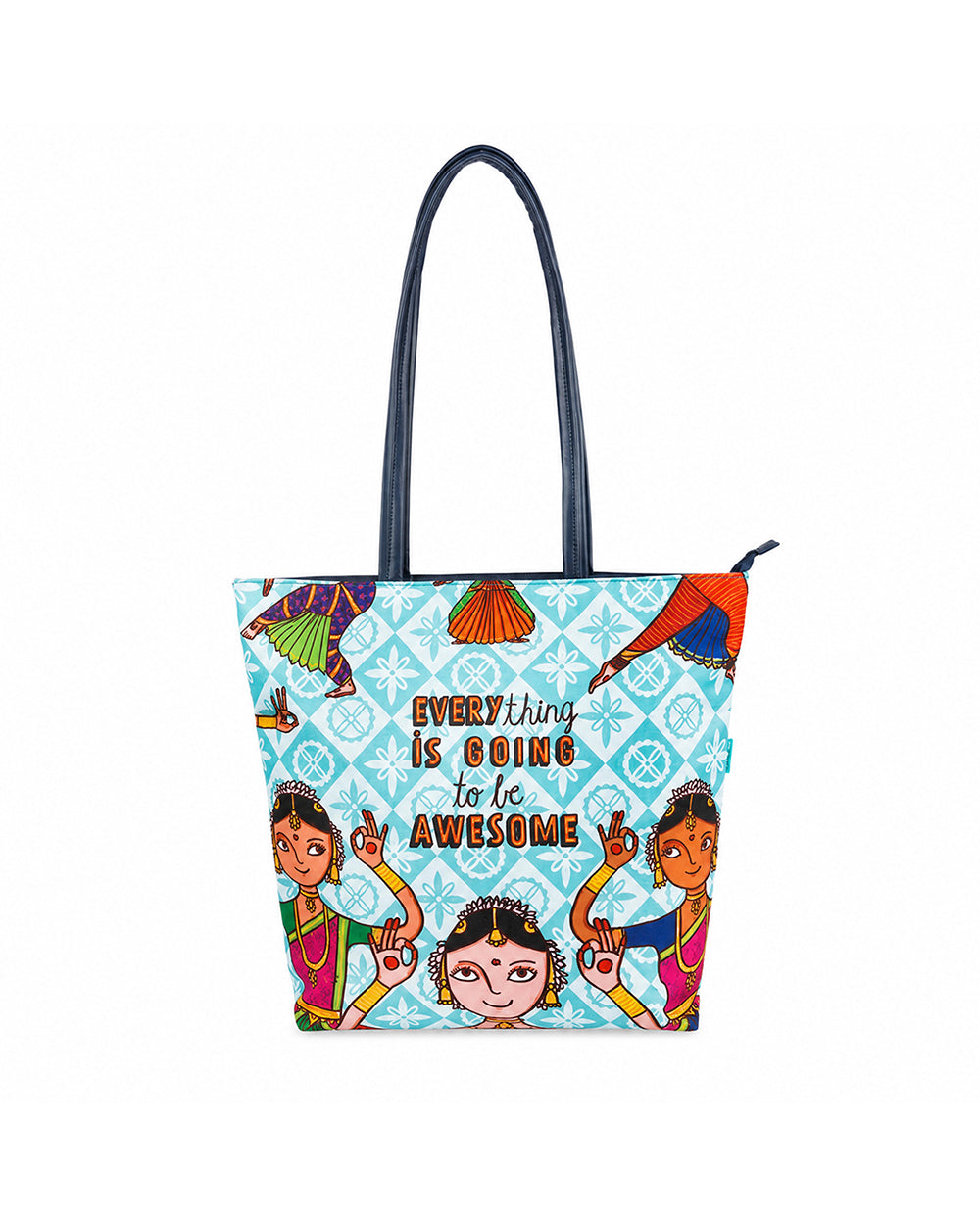 Dance Vibes Tote Bag - Teal