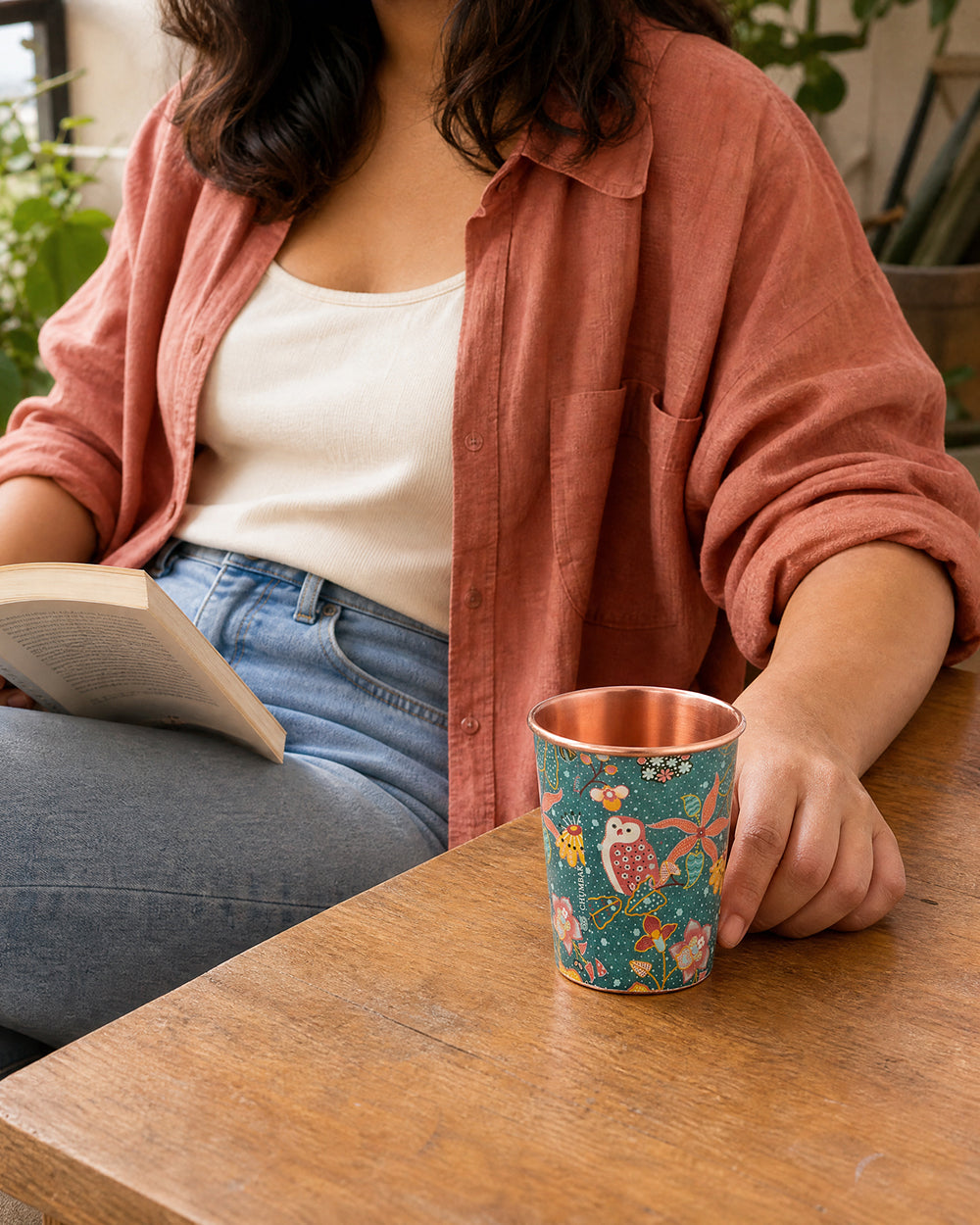 Peranakan Tales, Batik Copper Tumbler | #SingaporeInspired