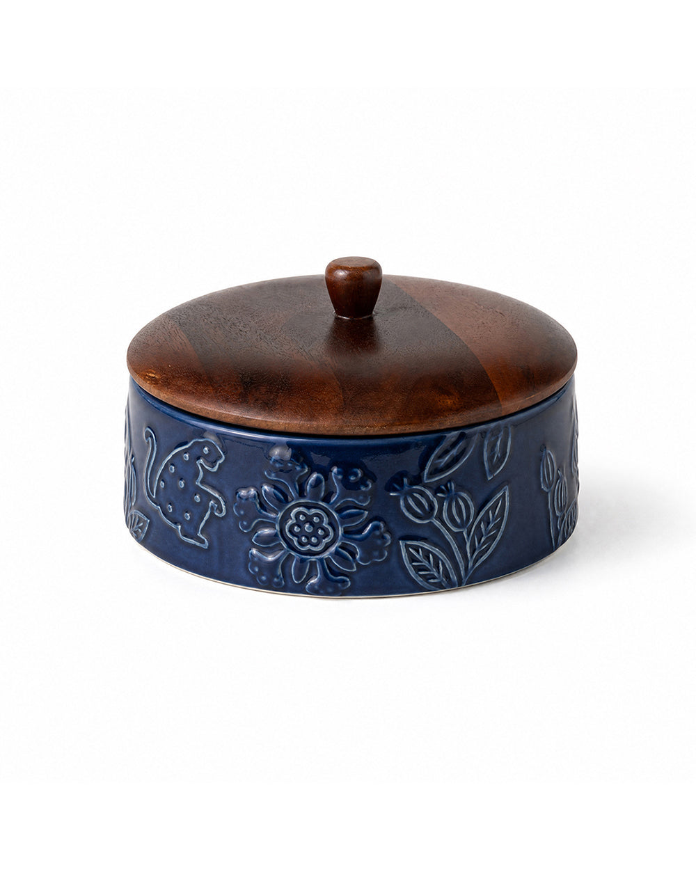 Forest Embossed Storage Jar| Forest Folklore