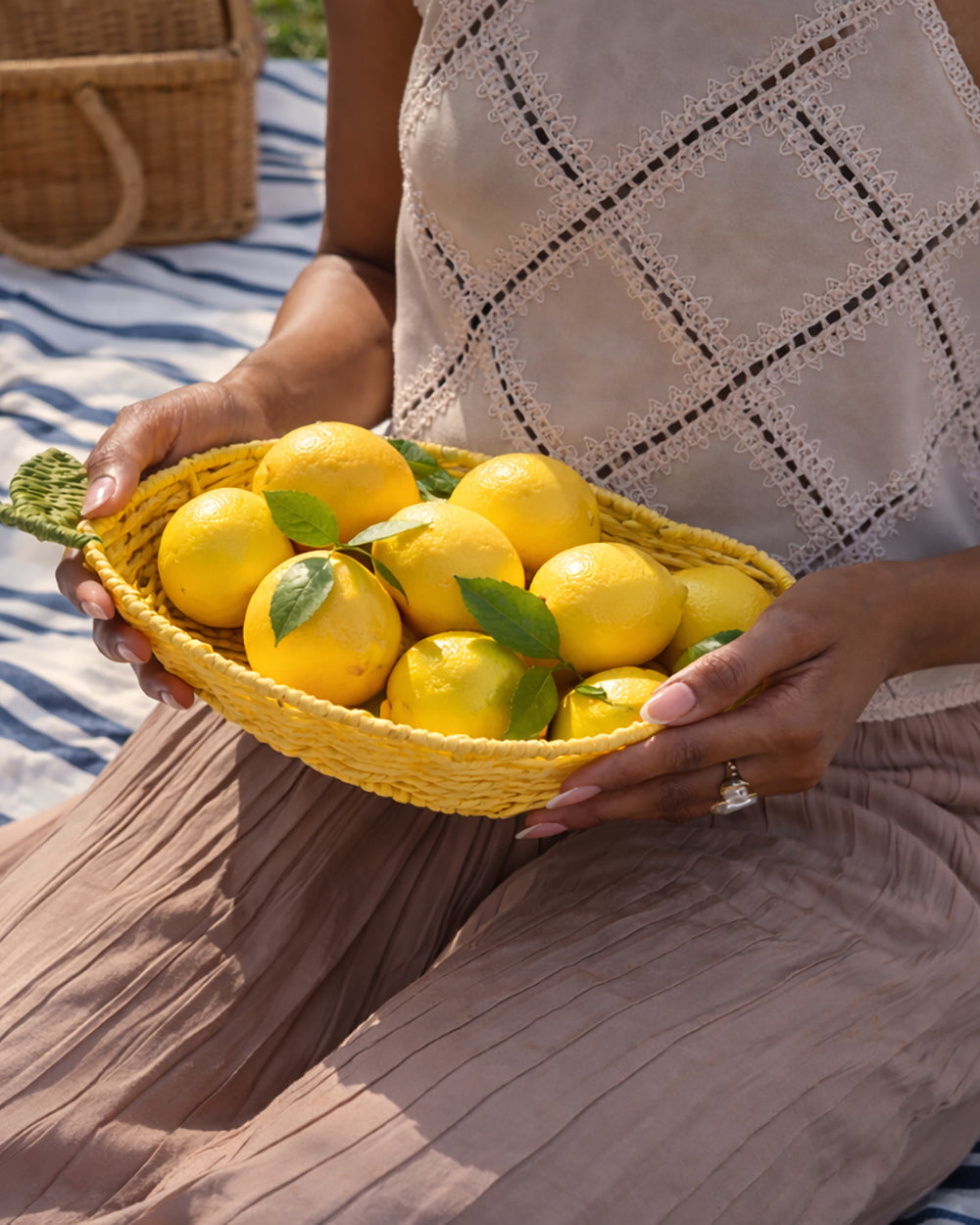 Limonata Basket Tray | Citrus Zest