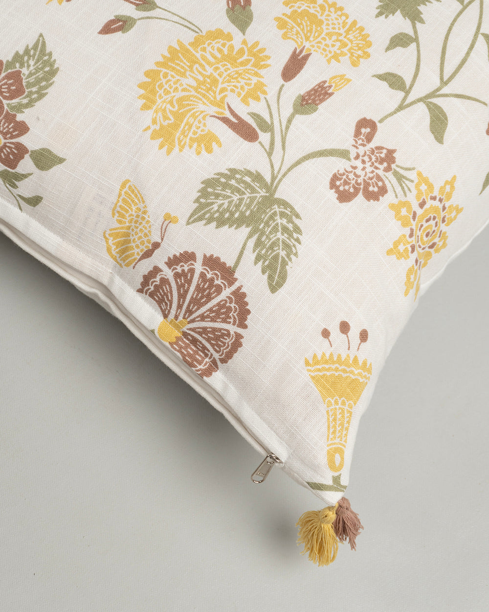 Sunny Bloom Cushion Cover, 16"