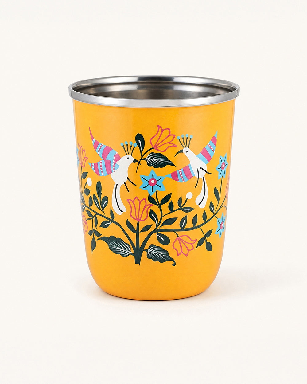 Boho Birds Steel Tumbler - Small