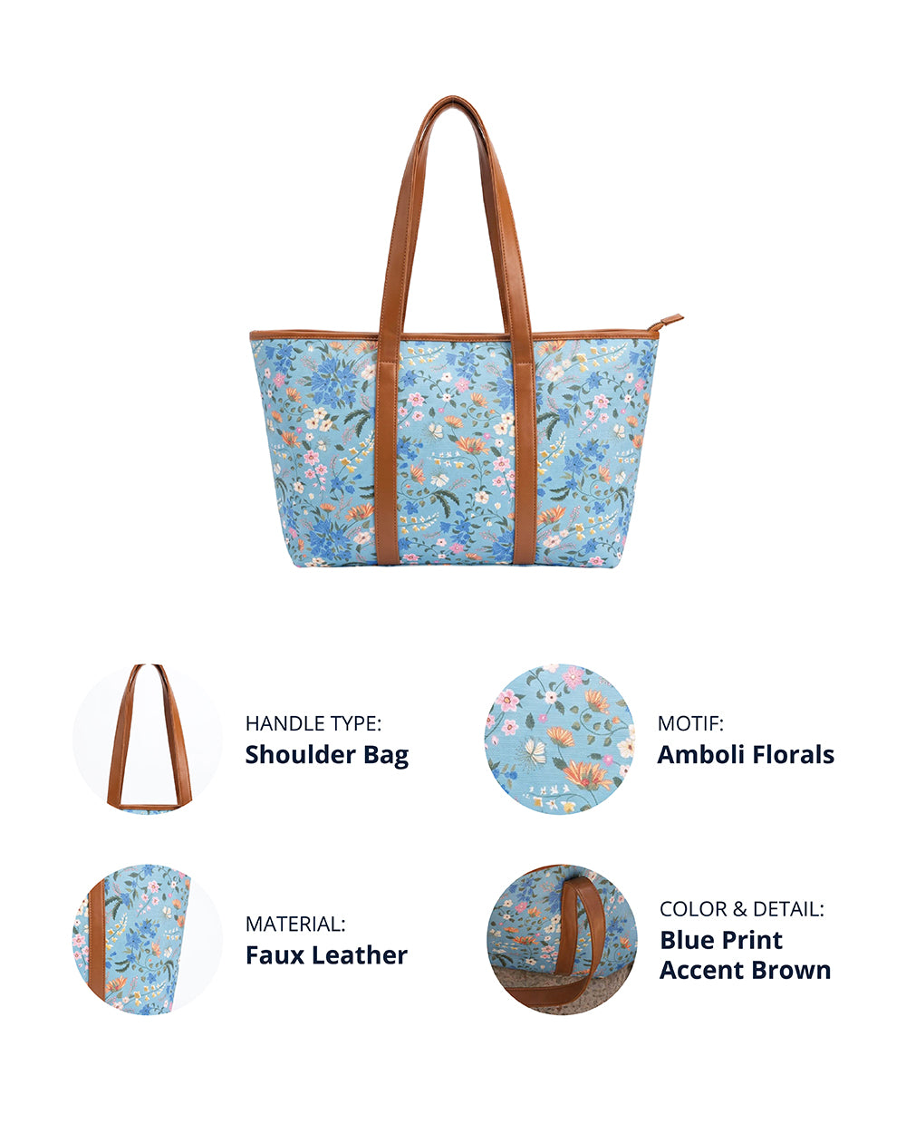Capri Carry all Tote| Rare & Wild, Amboli