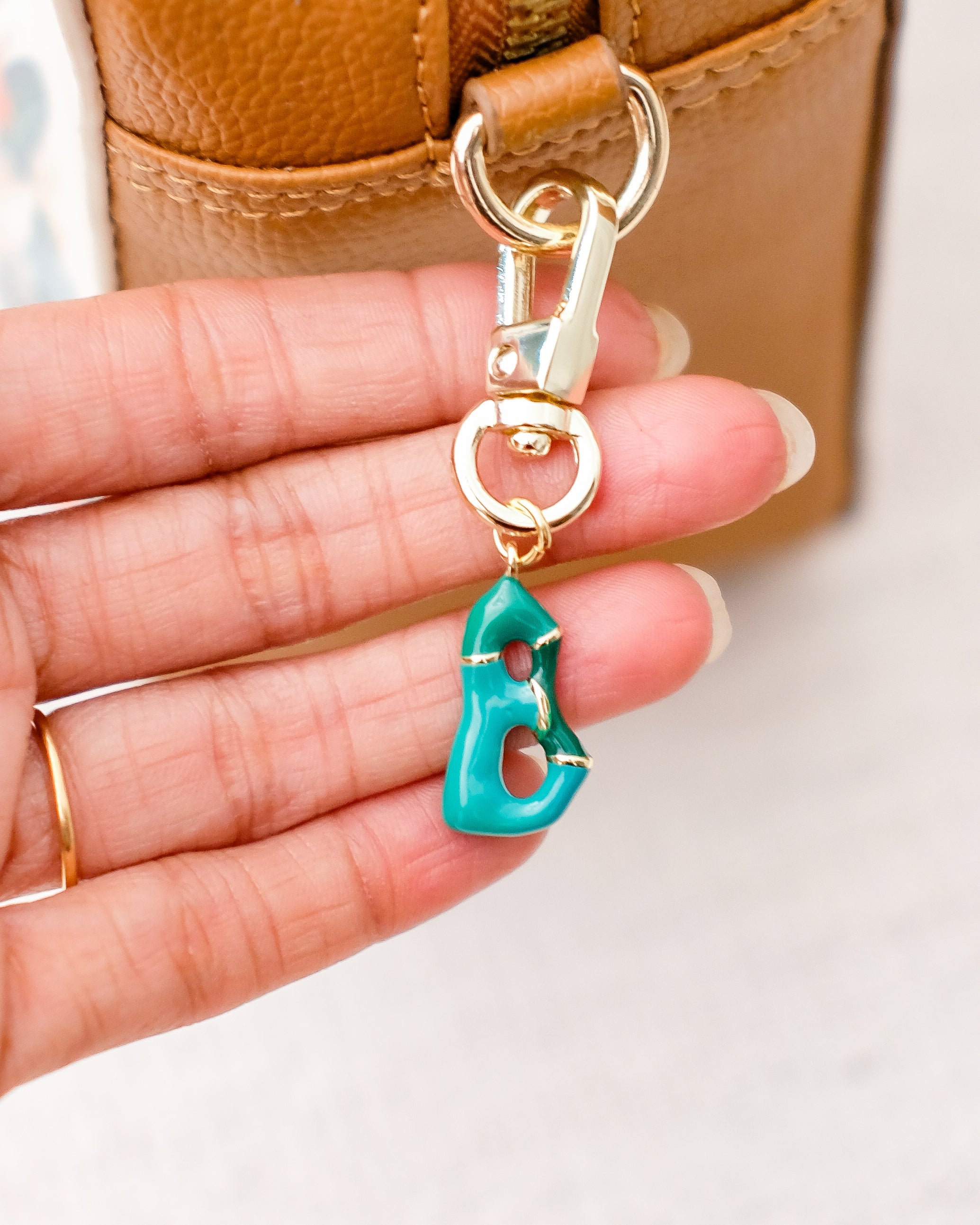 Alphabet Charm Hook - B