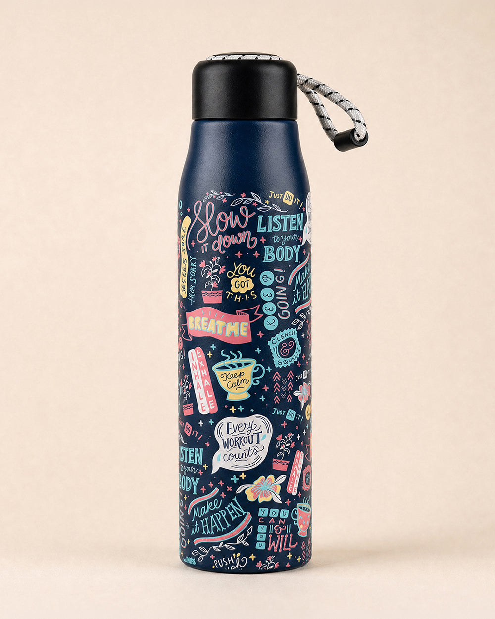 Things Indians Say Insulated Steel Sipper - 600 ml  | Forest Folklore