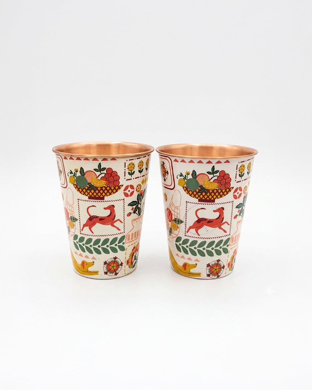 Limonata Copper Tumbler, 350 ml | Citrus Zest