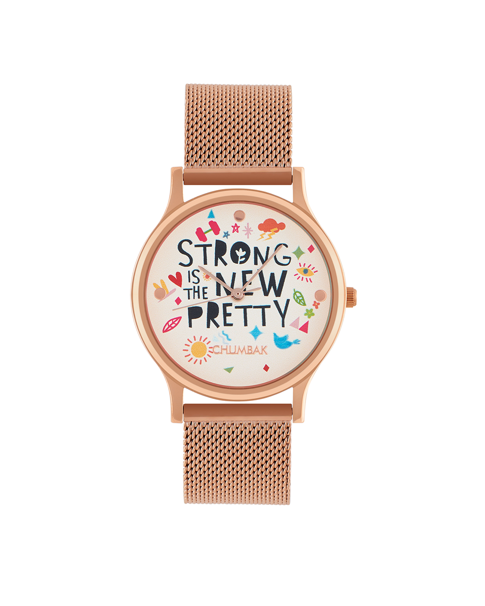 TEAL by Chumbak Strong is the new pretty Watch,Metal Mesh Strap