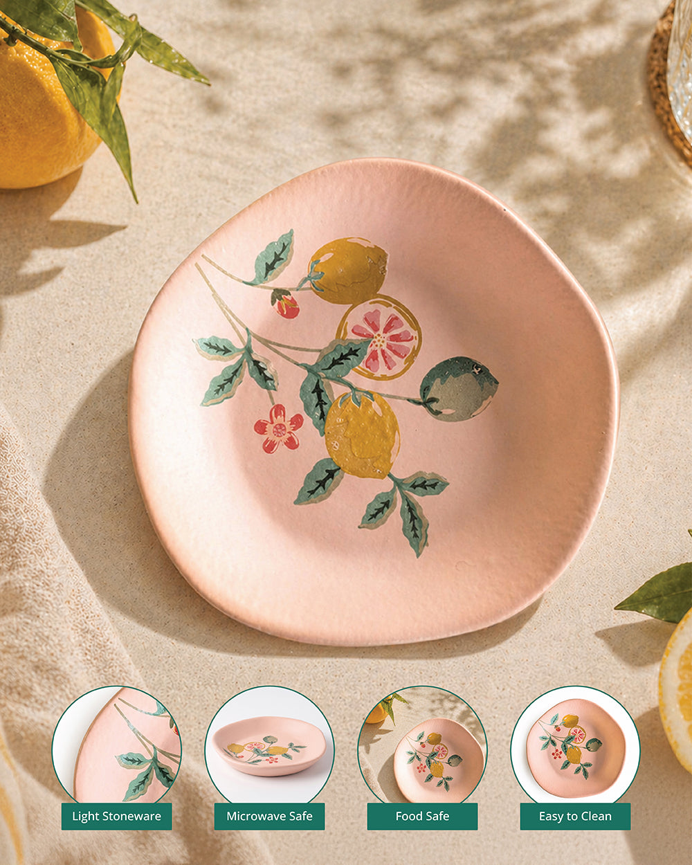 Limonata Dessert Plate| Citrus Zest