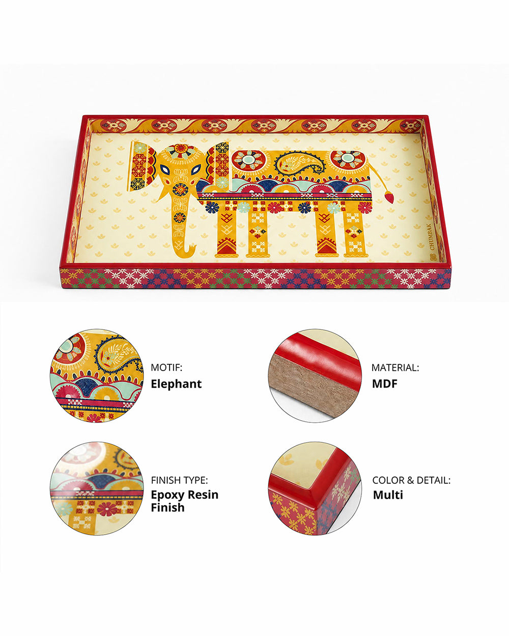 A Trunkloads of Love  Tray