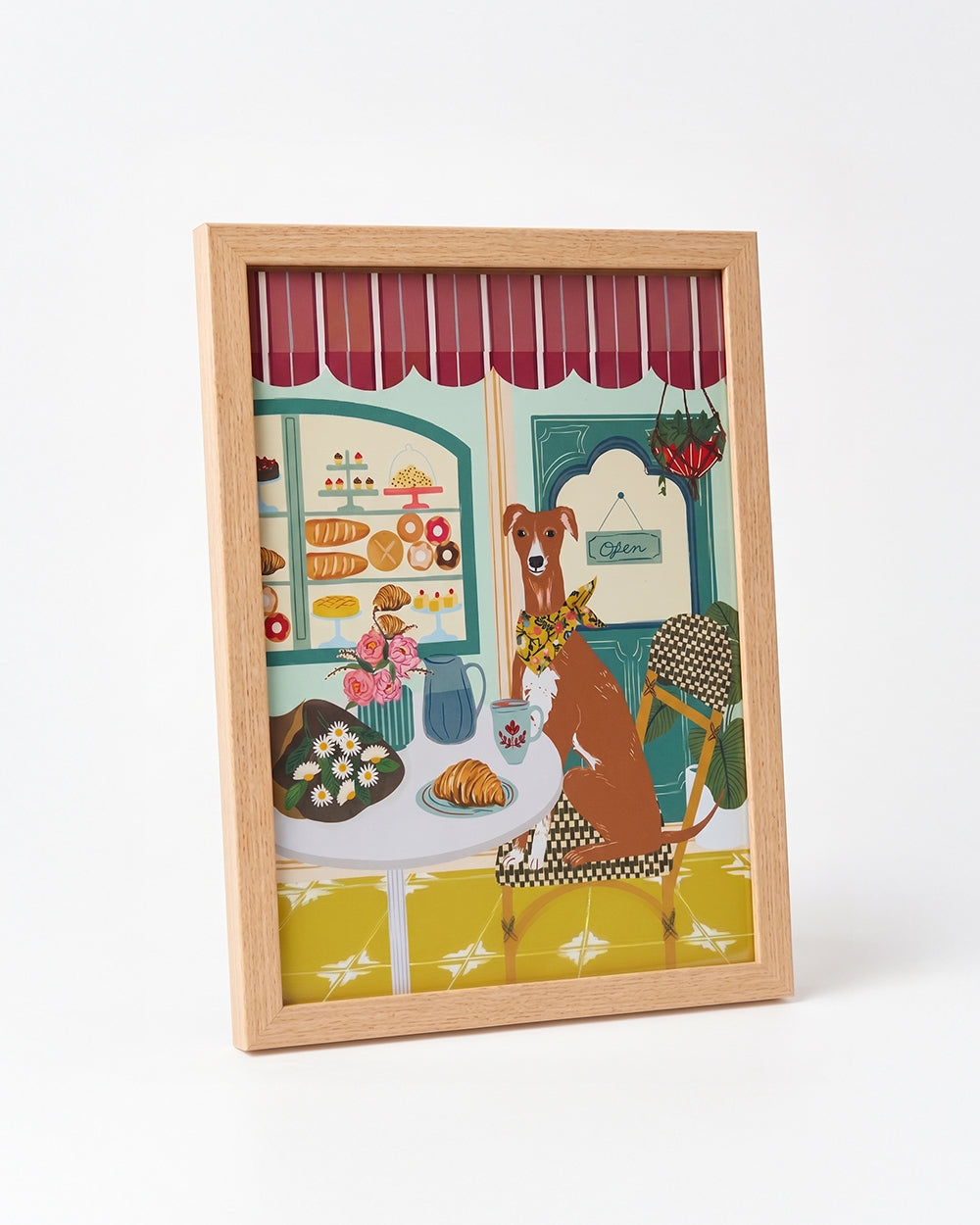 Florentine Hound Wall Frame, 30x40cm| Citrus Zest