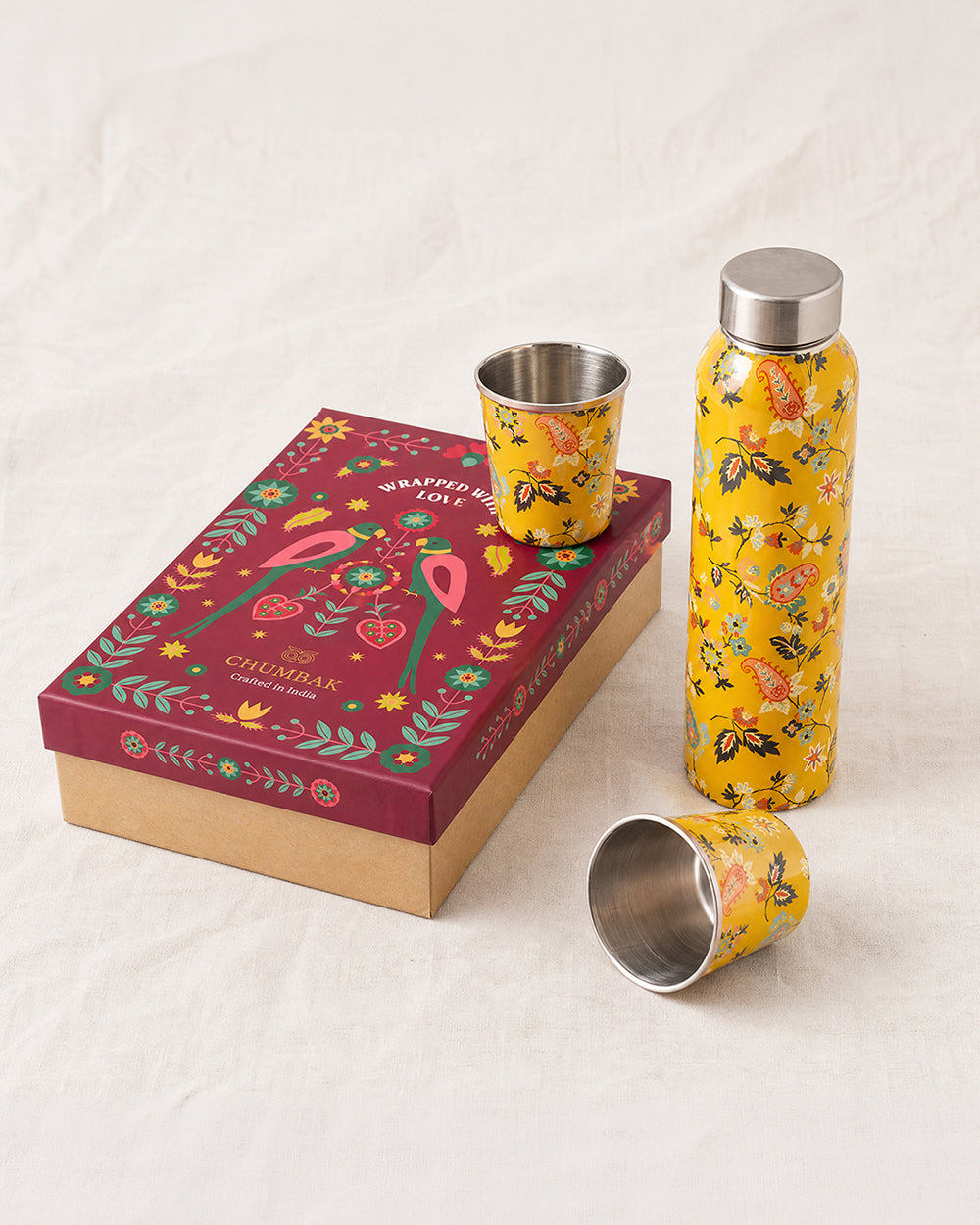 Pixel Paisley Drinkware Gift Set of 3