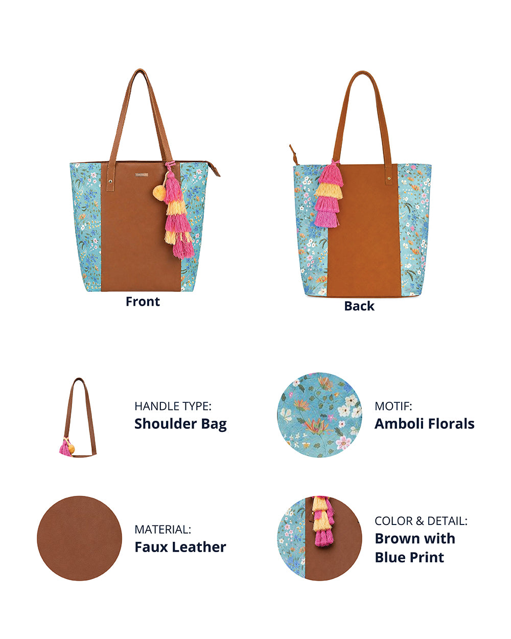 Palm Beach Shopper Tote | Rare & Wild, Amboli