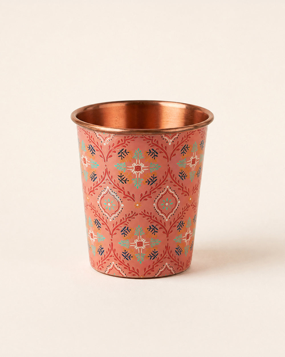 Moroccan Tile Copper Tumbler- Small