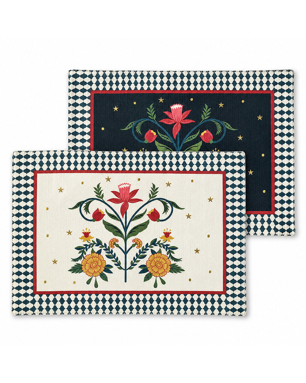 Guldasta & Gossip Placemats Set of 2 | Haveli Socials