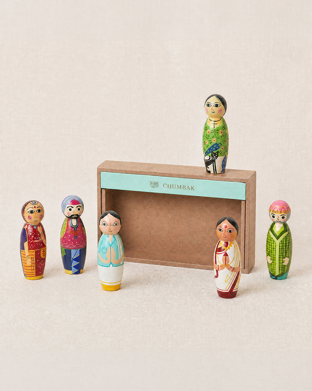People of India Figurines Gift Box - Set of 6