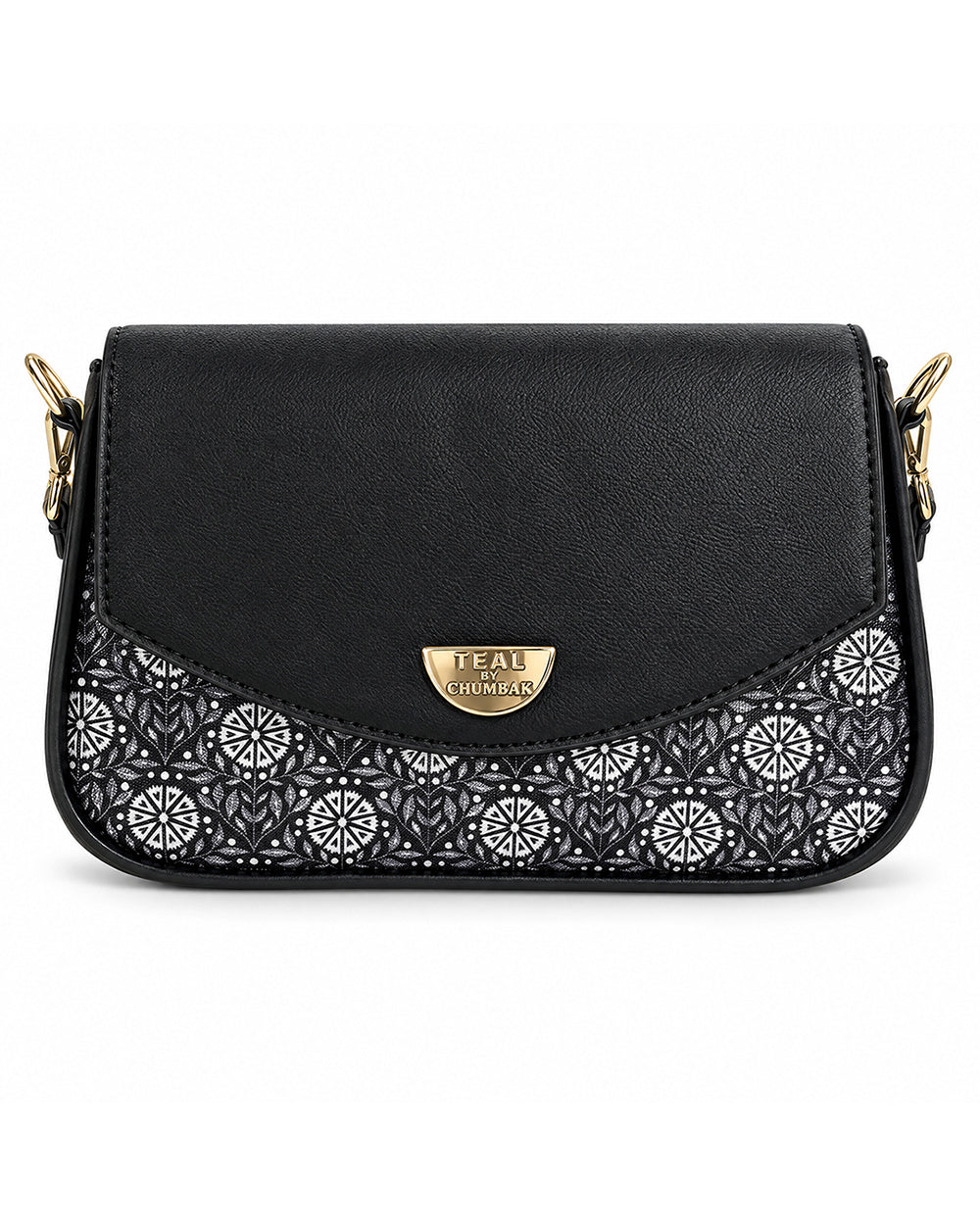 Teal by Chumbak Midnight Phool Shoulder Bag