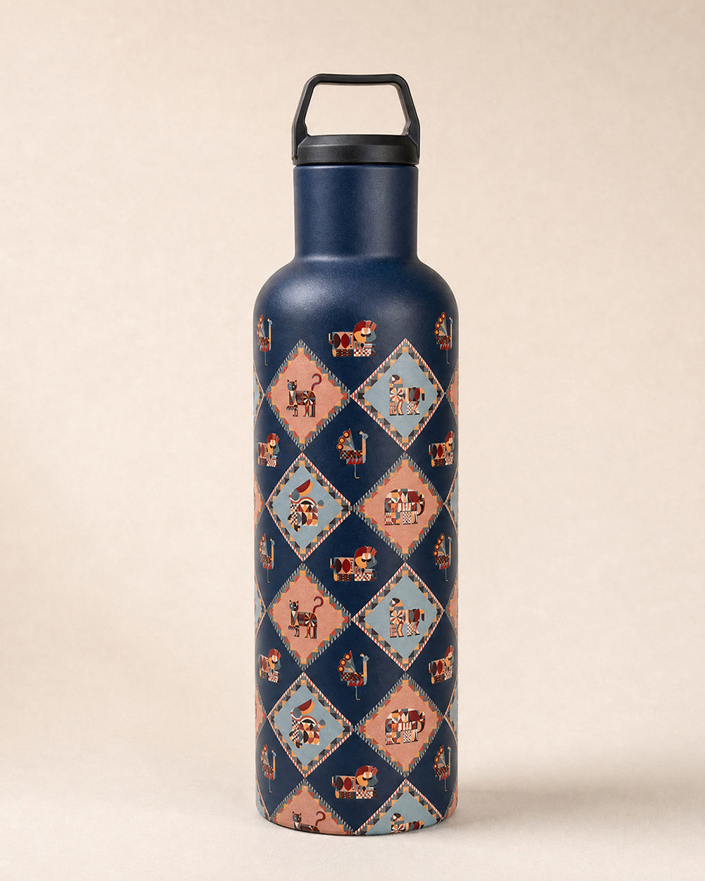 Jungle Jigsaw Insulated Steel Sipper - 900ml | Forest Folklore