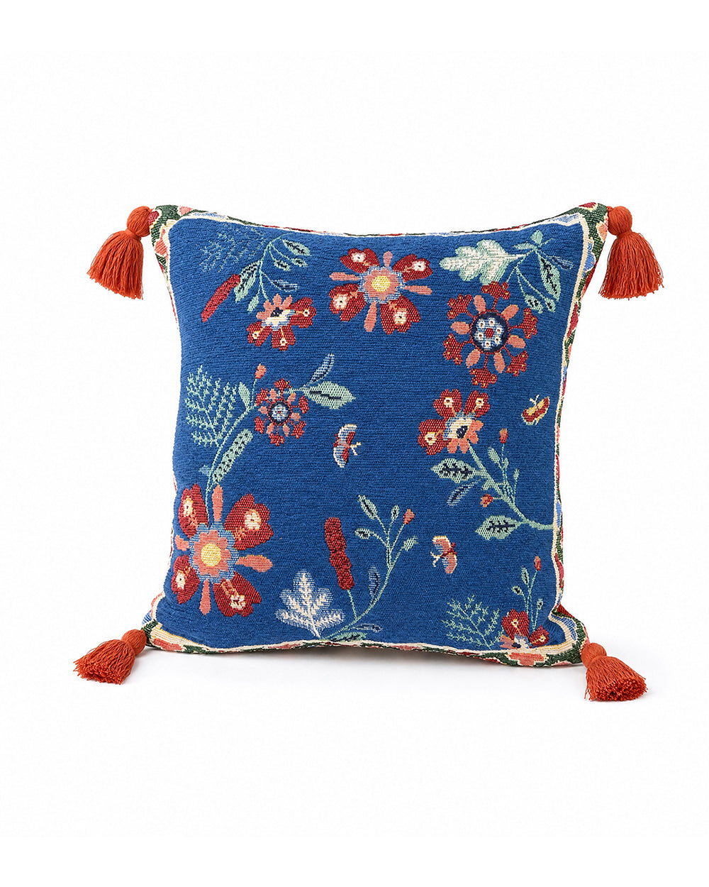 Blooming Woods Jacquard Cushion Cover | Forest Folklore