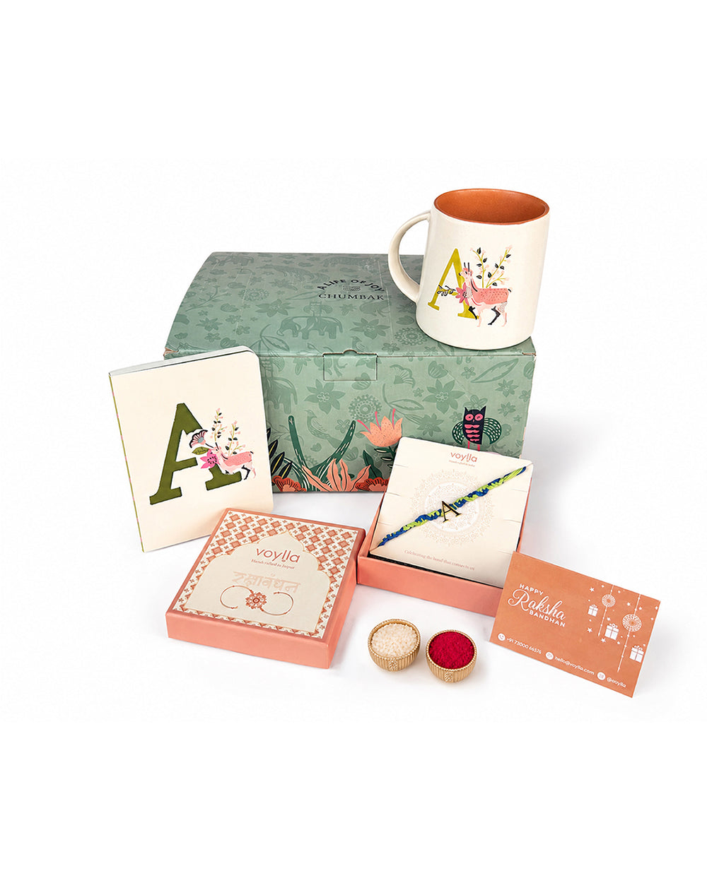 The Initial ‘A’ Joy Hamper - Threads of Joy