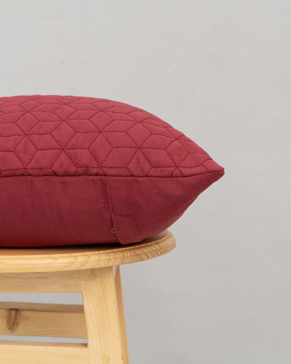 Crimson Weave Cushion Cover, 16"