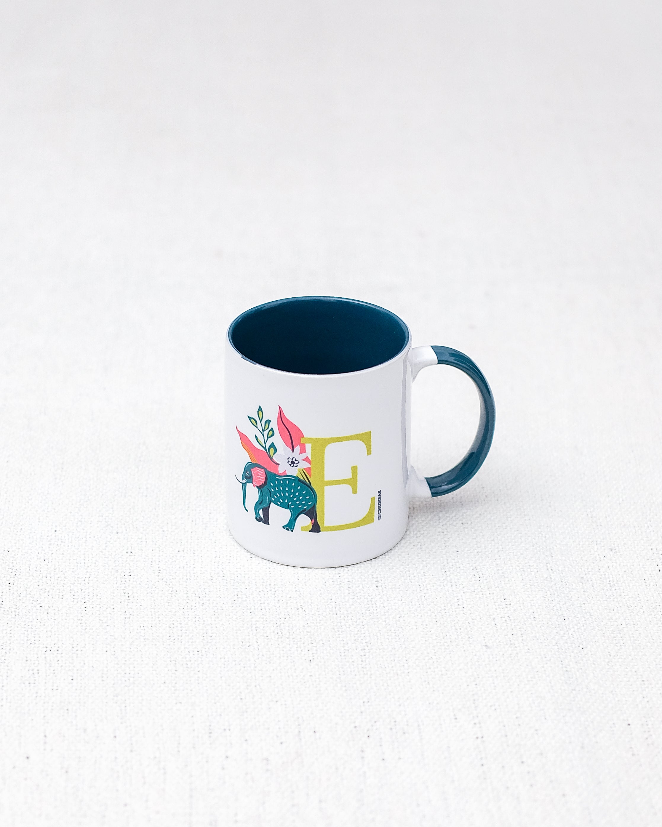 Elephant Mug – E | Gloss Finish