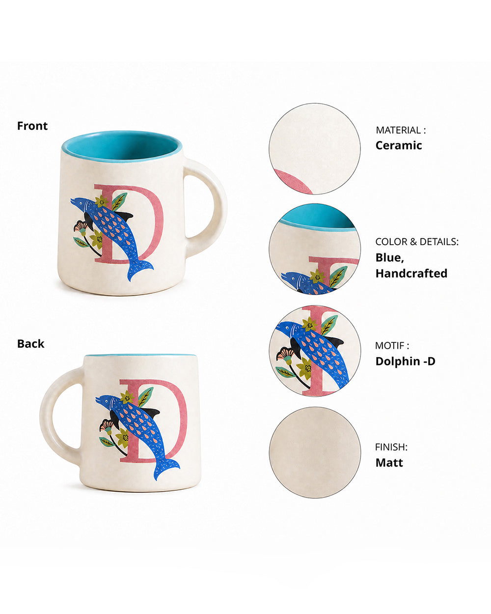 Dolphin Mug - D