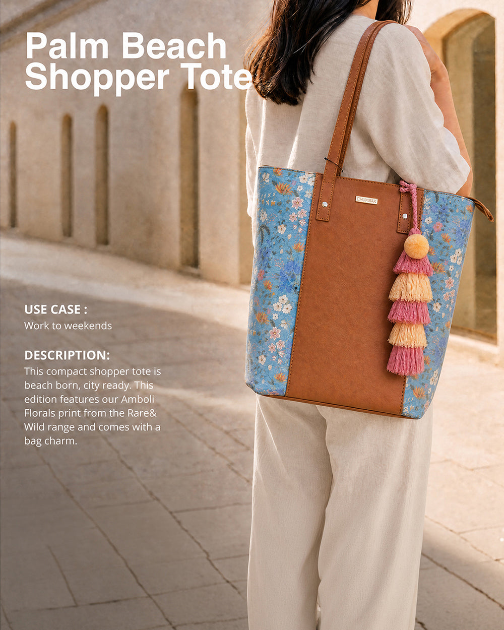 Palm Beach Shopper Tote | Rare & Wild, Amboli