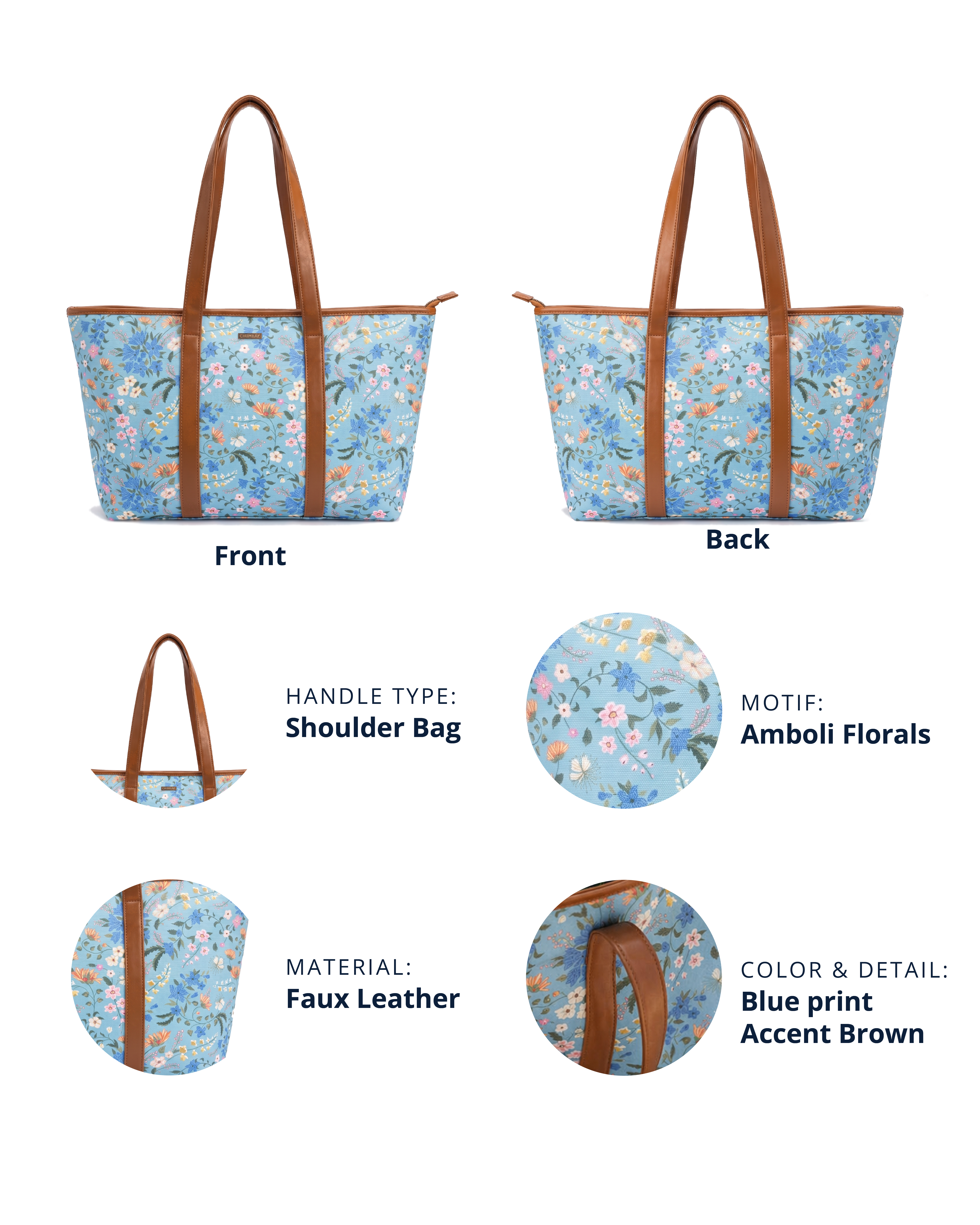 Capri Carry all Tote | Rare & Wild, Amboli