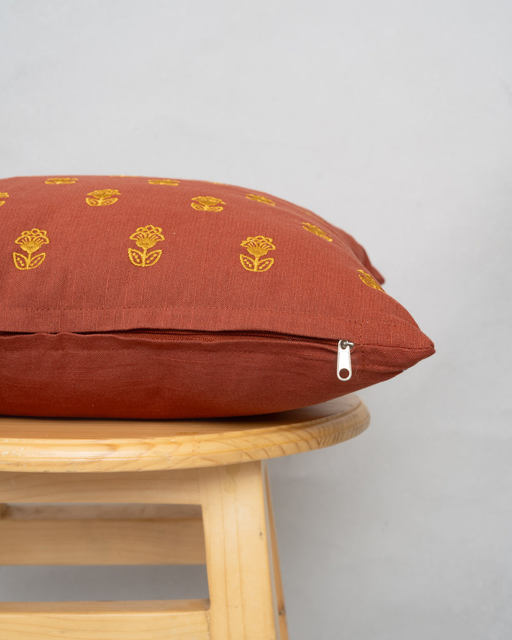 Kesar Bloom Cushion Cover, 16"
