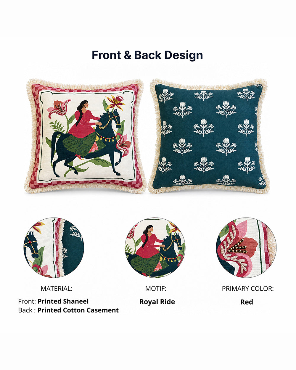 Rani Energy Cushion Cover | Haveli Socials