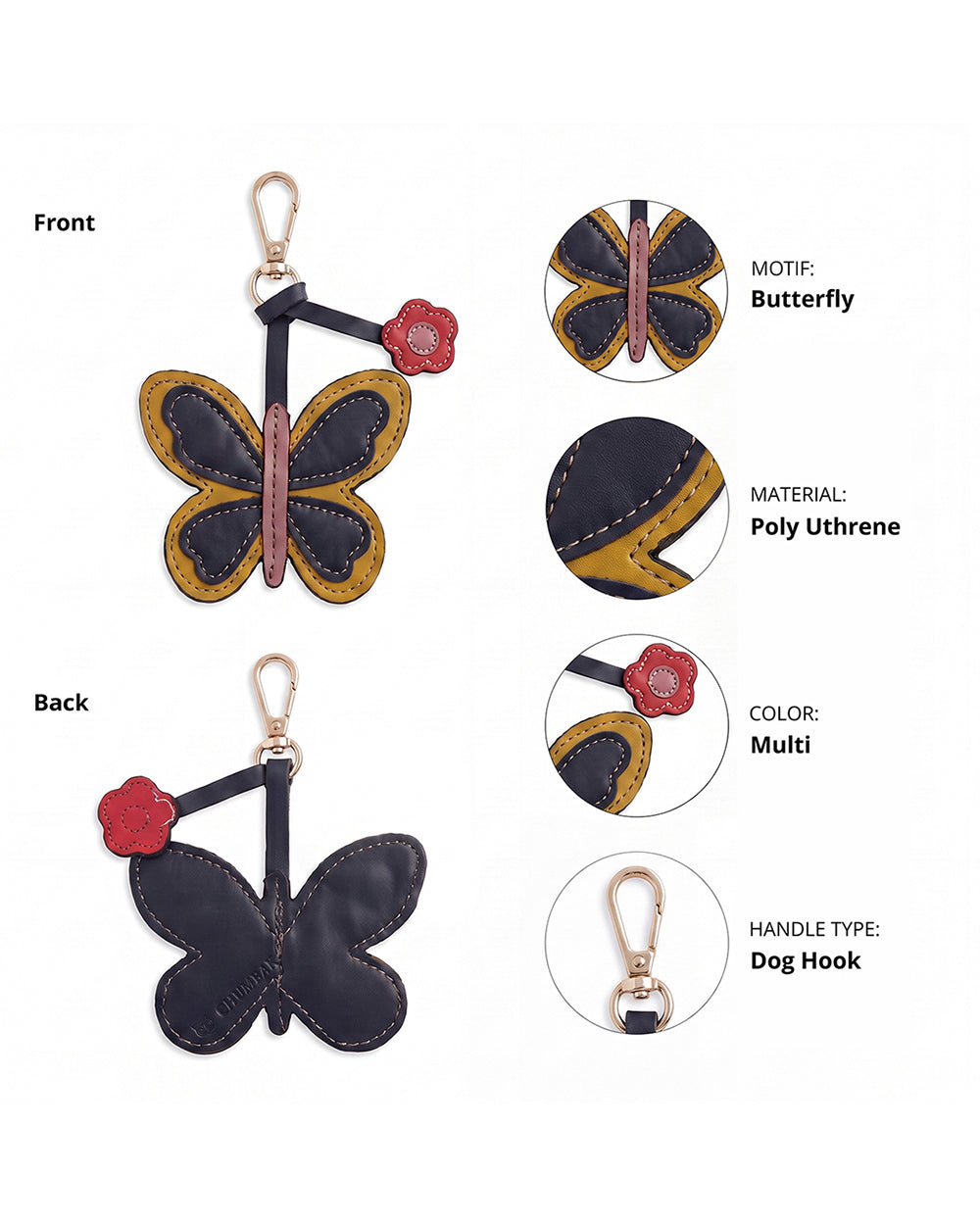 Social Butterfly Bag Charm | Forest Folklore