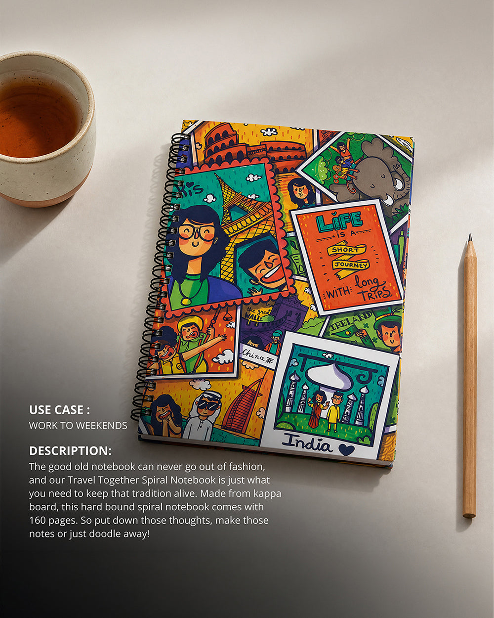 Let's Travel Together Spiral Notebook