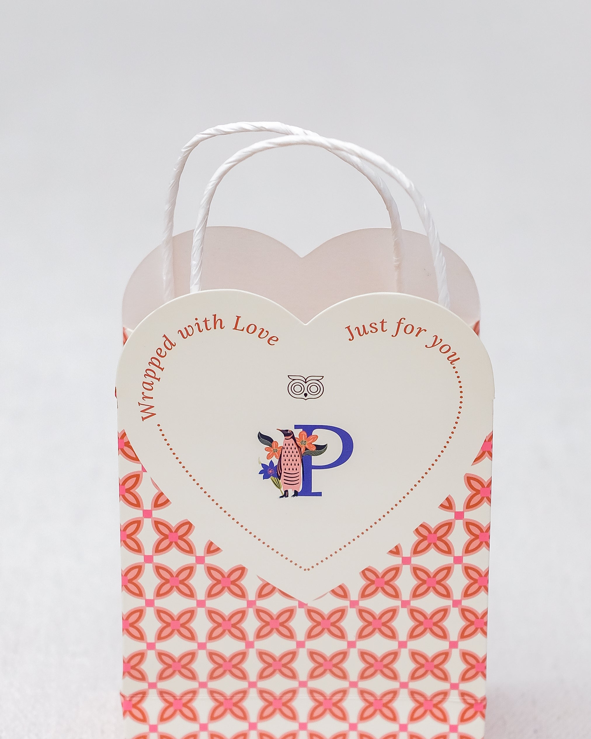 "To P, with Love" Gift Bag - Penguin