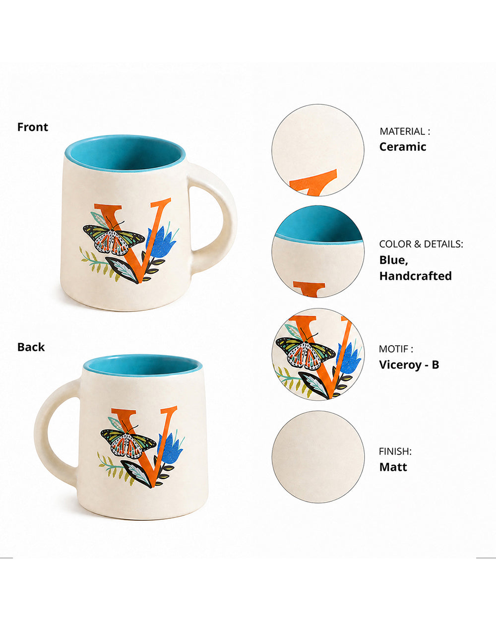 Viceroy Mug - V