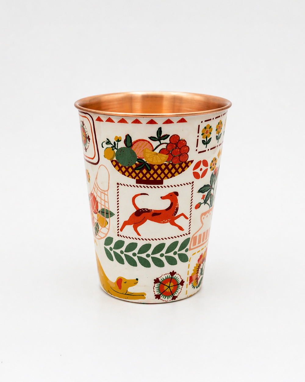 Limonata Copper Tumbler, 350 ml | Citrus Zest