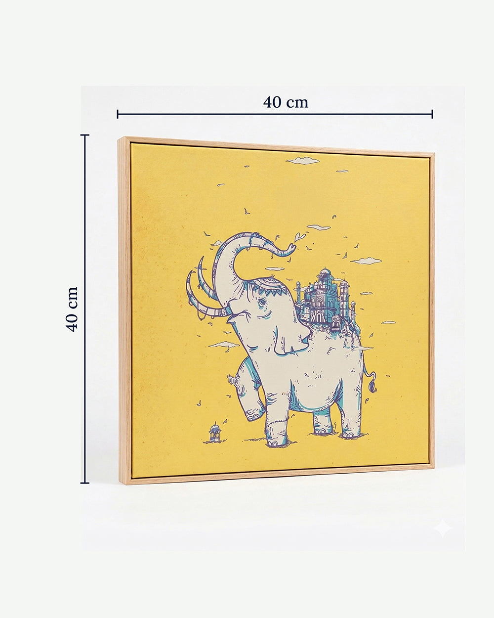 Tusker Wall Frame, 40 x 40 cm