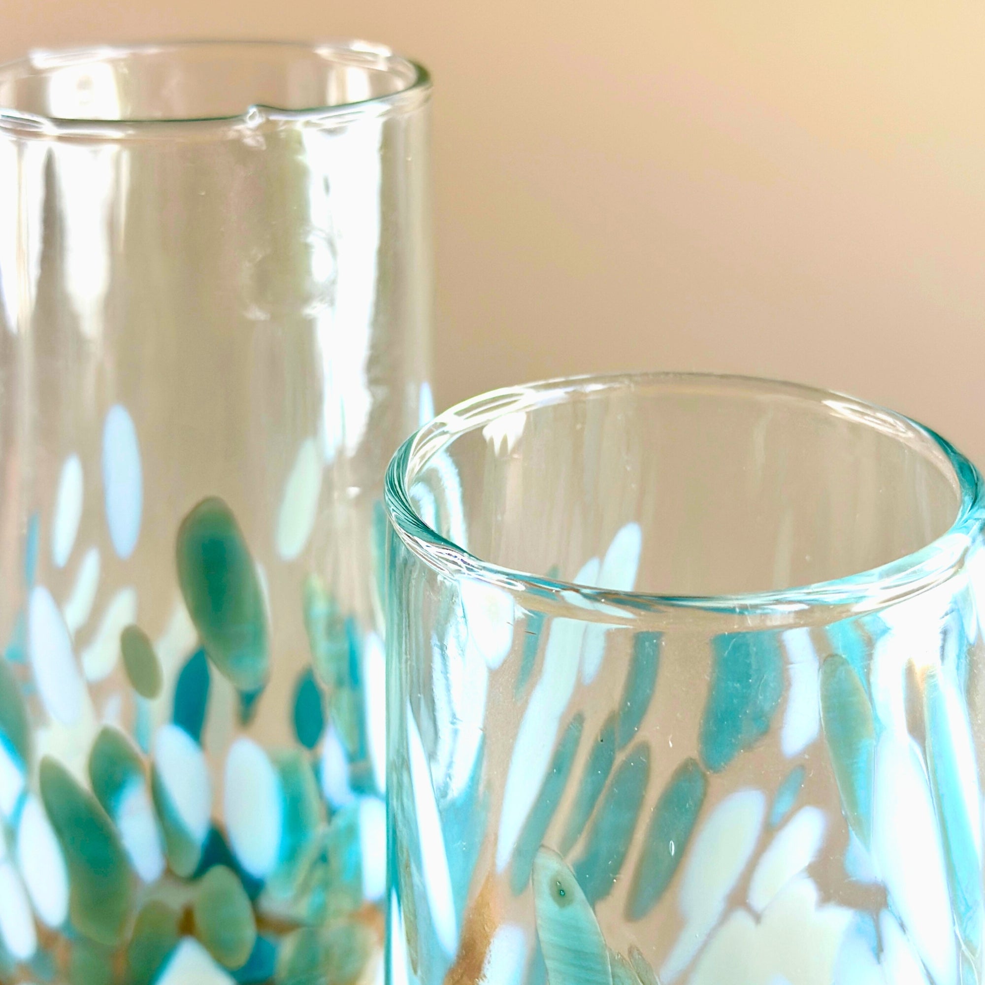 Aqua Glasses Set of 2