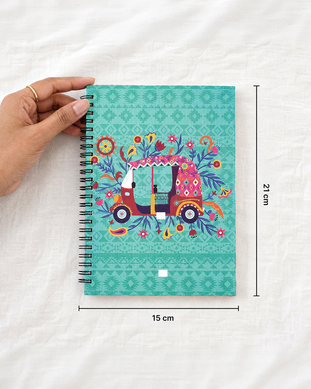 Bohemian Auto Ride Spiral Notebook