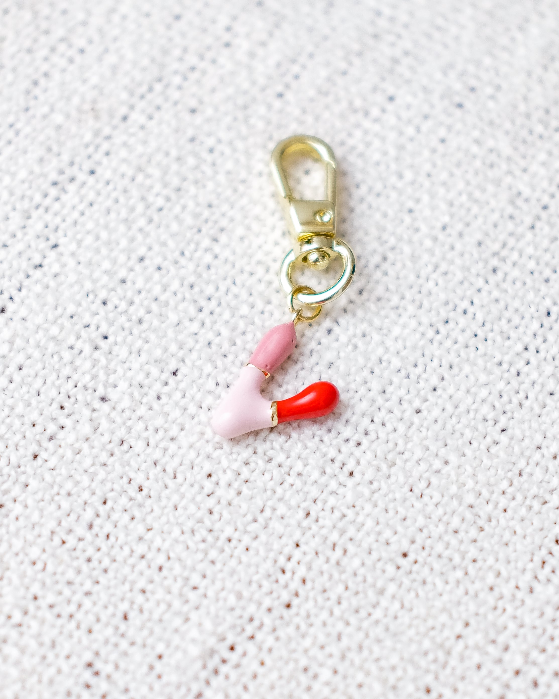 Alphabet Charm Hook - V